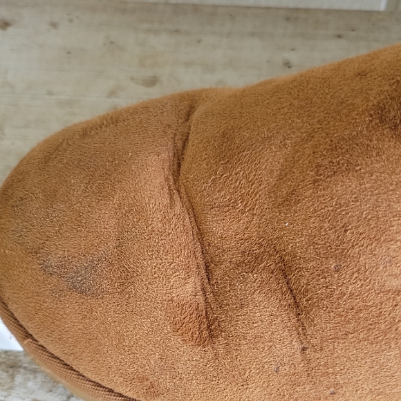 UGG Brown Boots Suede Size 9 Comfy With Bows In Back - Picture 3 of 10